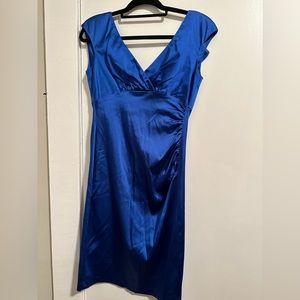 Ralph Lauren - Blue Satin Dress - size 4